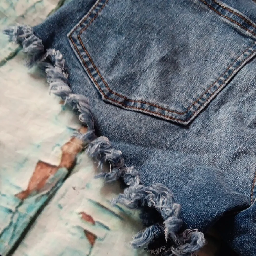 🔷️3-$15🔷️NOBO | Distressed Ripped Denim Shorts Size 5